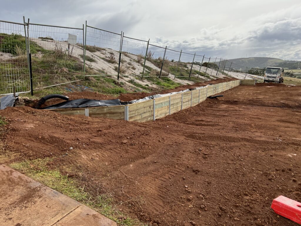 Timber Sleeper Retaining Wall - Outwest Sleepers and Retaining Walls Timber Sleeper Retaining Wall - Bacchus Marsh & Ballarat
