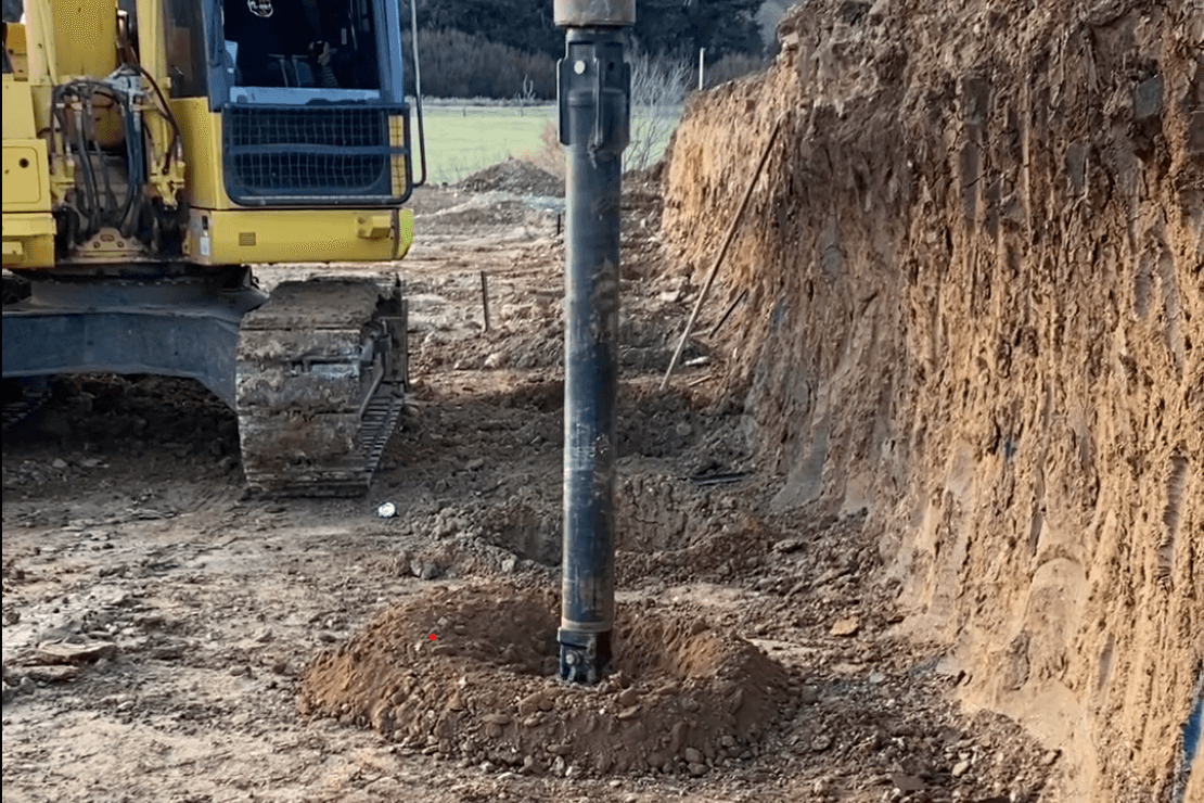 Site Cut Concrete Sleeper Retaining Wall Bacchus Marsh - Outwest Retaining Walls Site Cut & Concrete Sleeper Retaining Wall Bacchus Marsh