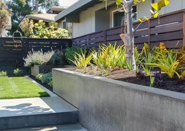 In-situ Concrete Retaining Wall